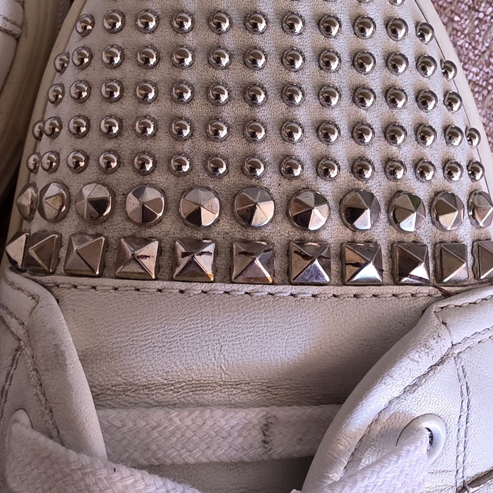Gucci Studded HighTop Sneaker EU 39.5 Womens 8.5-9.5 / Mens 7-7.5 - Picture 3 of 13